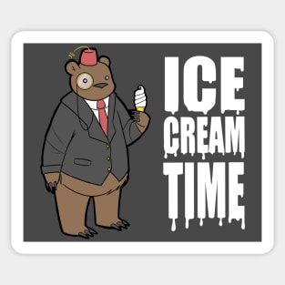 Dapper Bear Sticker